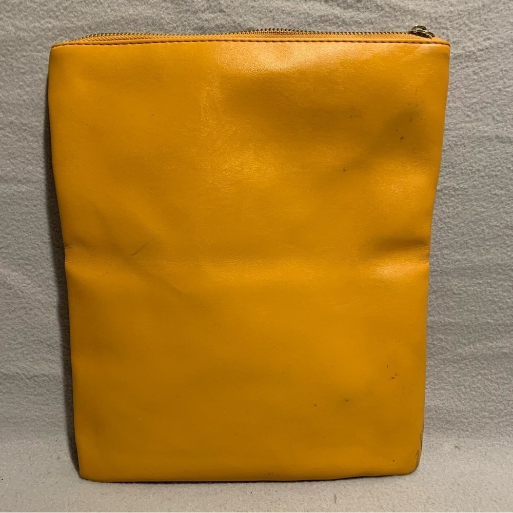 Rachel Pally Womens Floral Orange Yellow Fold Over Clutch - Picture 2 of 8